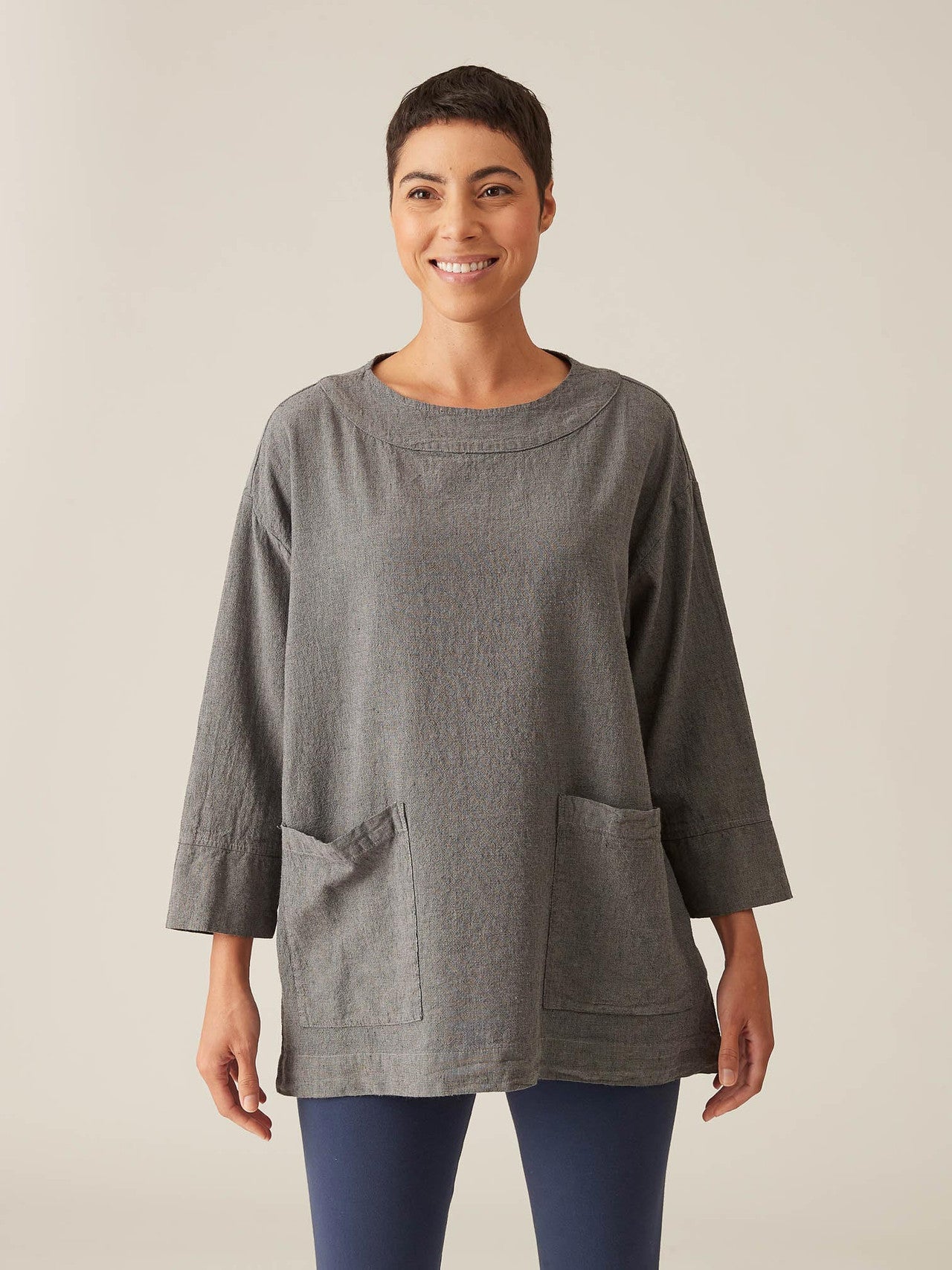 CUT LOOSE - Crosshatch One-Size Pocket Top - 4196789