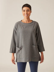 CUT LOOSE - Crosshatch One-Size Pocket Top - 4196789