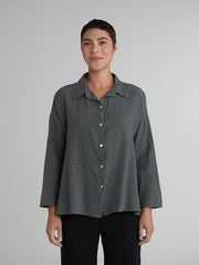 CUT LOOSE - Crosshatch Swing Shirt - 4196919
