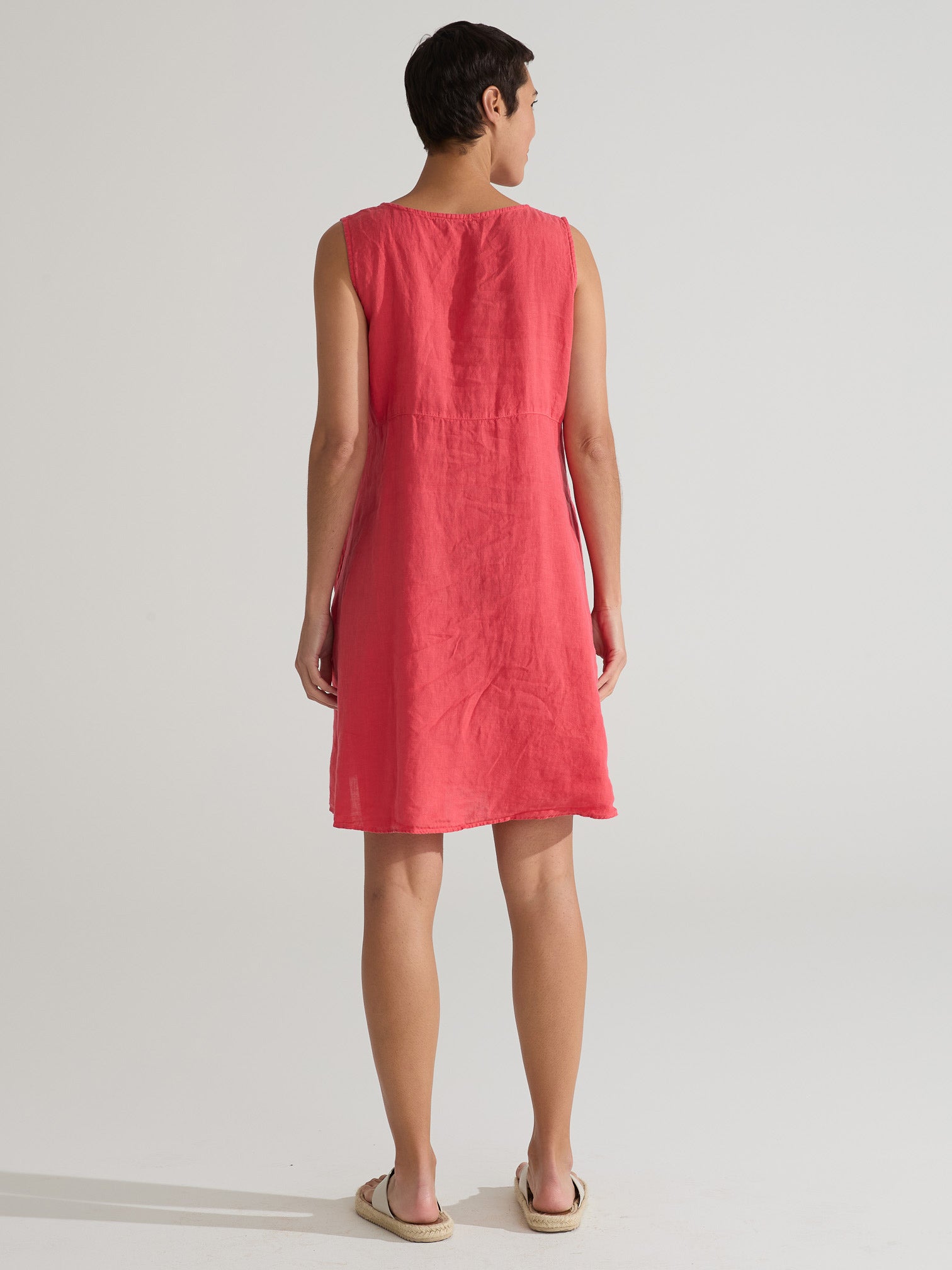 CUT LOOSE - Hanky Linen Patch Dress - 4200784