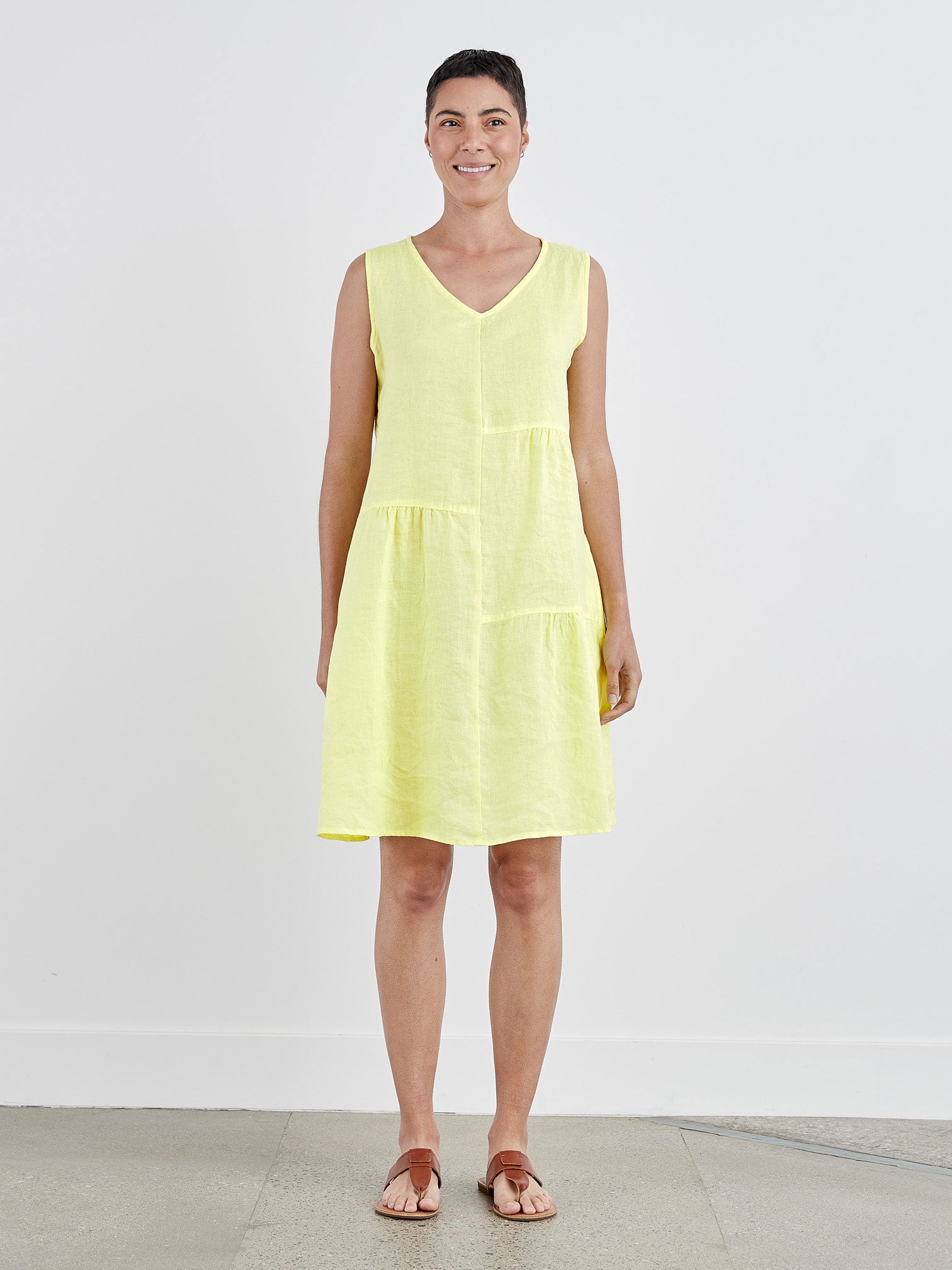 CUT LOOSE - Hanky Linen Patch Dress - 4200784