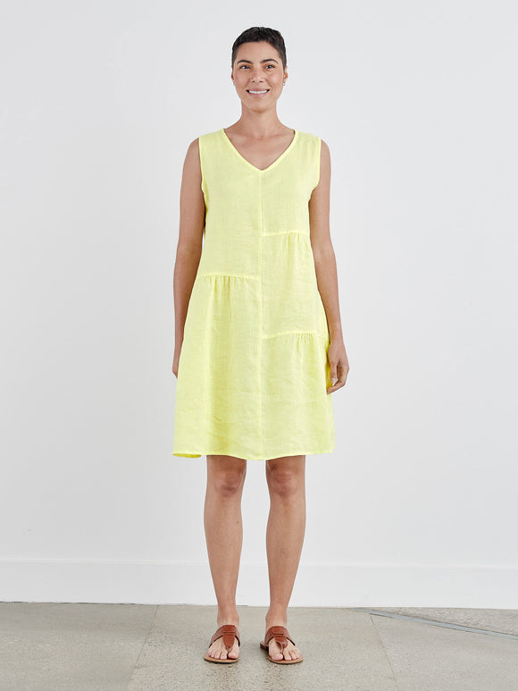 CUT LOOSE - Hanky Linen Patch Dress