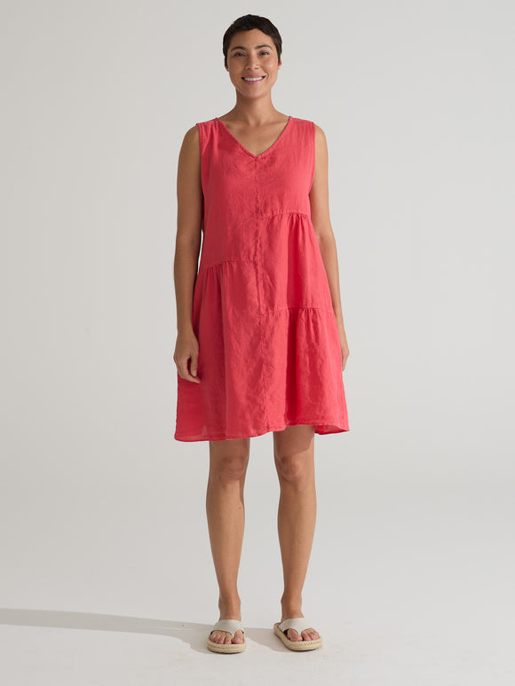 CUT LOOSE - Hanky Linen Patch Dress - 4200784