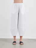 CUT LOOSE - Hanky Linen Lantern Pant (WHITE ONLY)