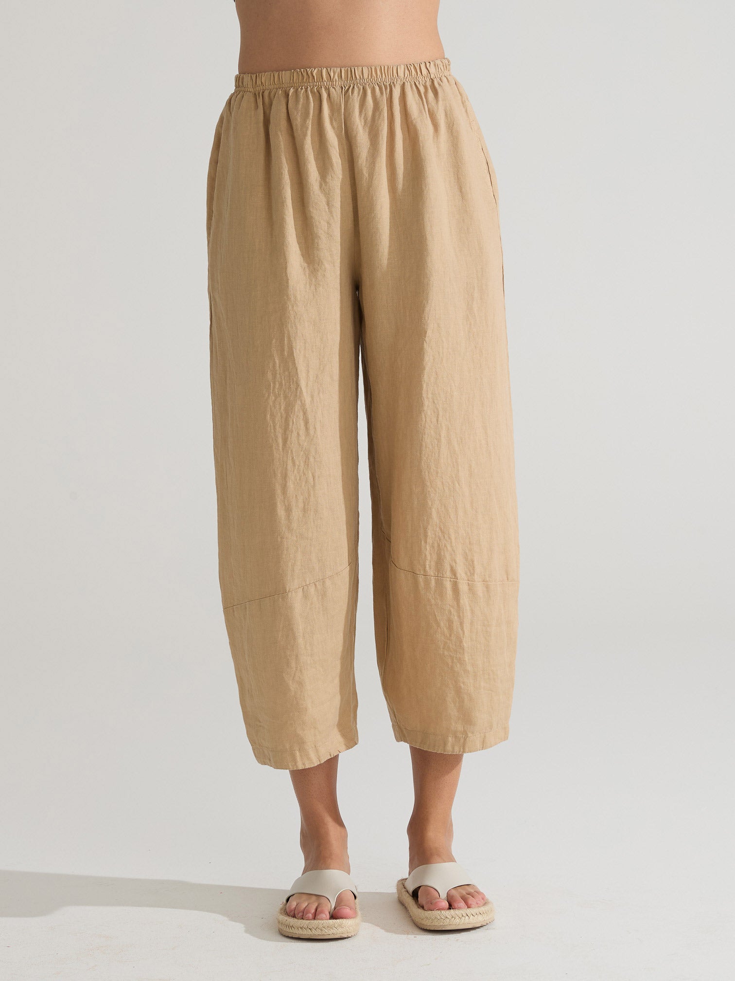 CUT LOOSE - Hanky Linen Lantern Pant - 4202388