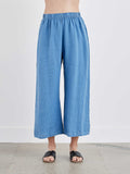 CUT LOOSE - Hanky Linen Full Crop Pant