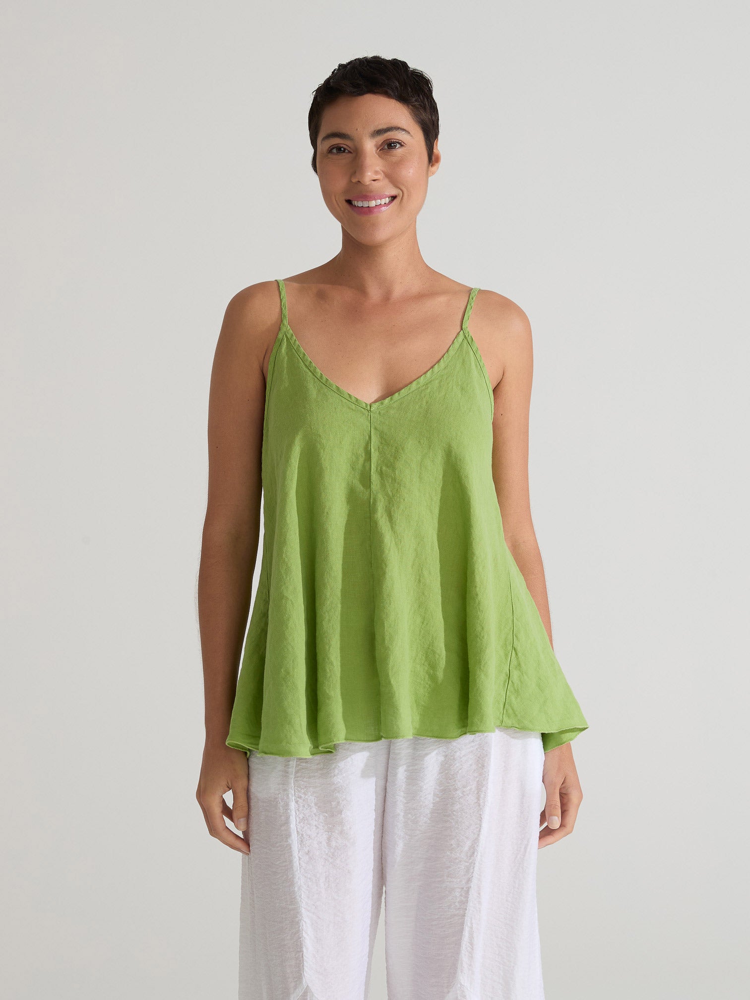 CUT LOOSE - Hanky Linen Swing Cami - 4205694