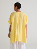 CUT LOOSE - Hanky Linen O/S Pleat Top - 4206039