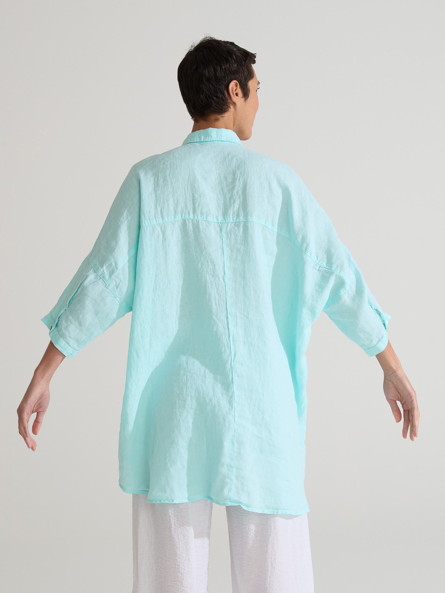 CUT LOOSE - Hanky Linen O/S Shirt - 4206636