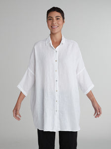 CUT LOOSE - Hanky Linen One-Size Shirt - 4206636Sp