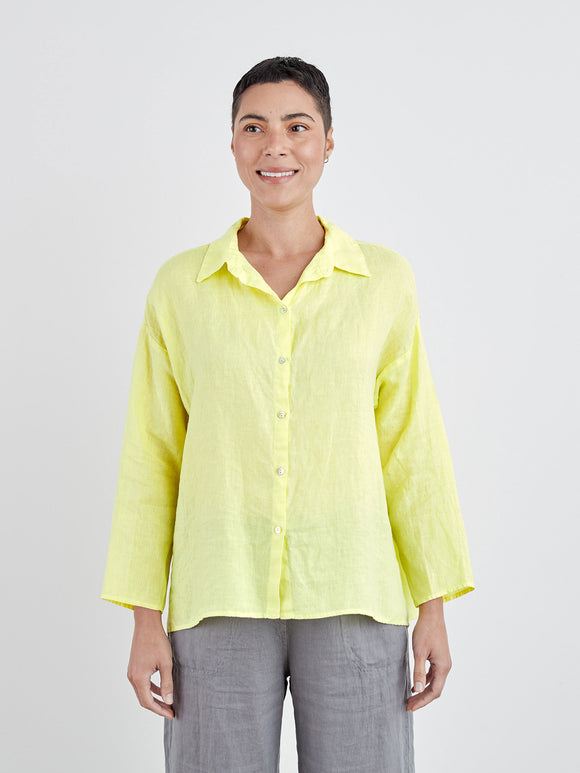 CUT LOOSE - Hanky Linen Swing Shirt (SUNBURST ONLY)