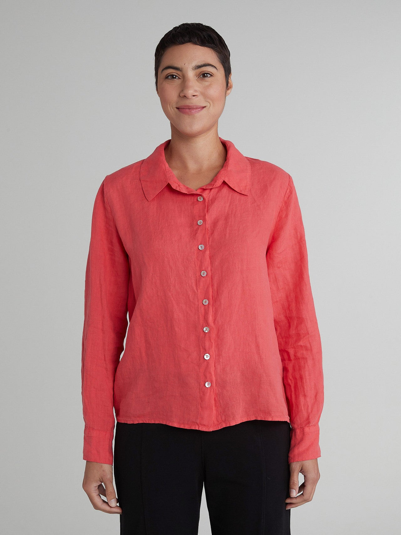 CUT LOOSE - Hanky Linen Fitted Shirt - 4207649