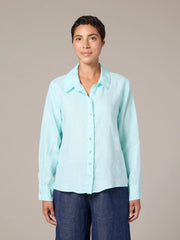 CUT LOOSE Hanky Linen Fitted Shirt - 4207649