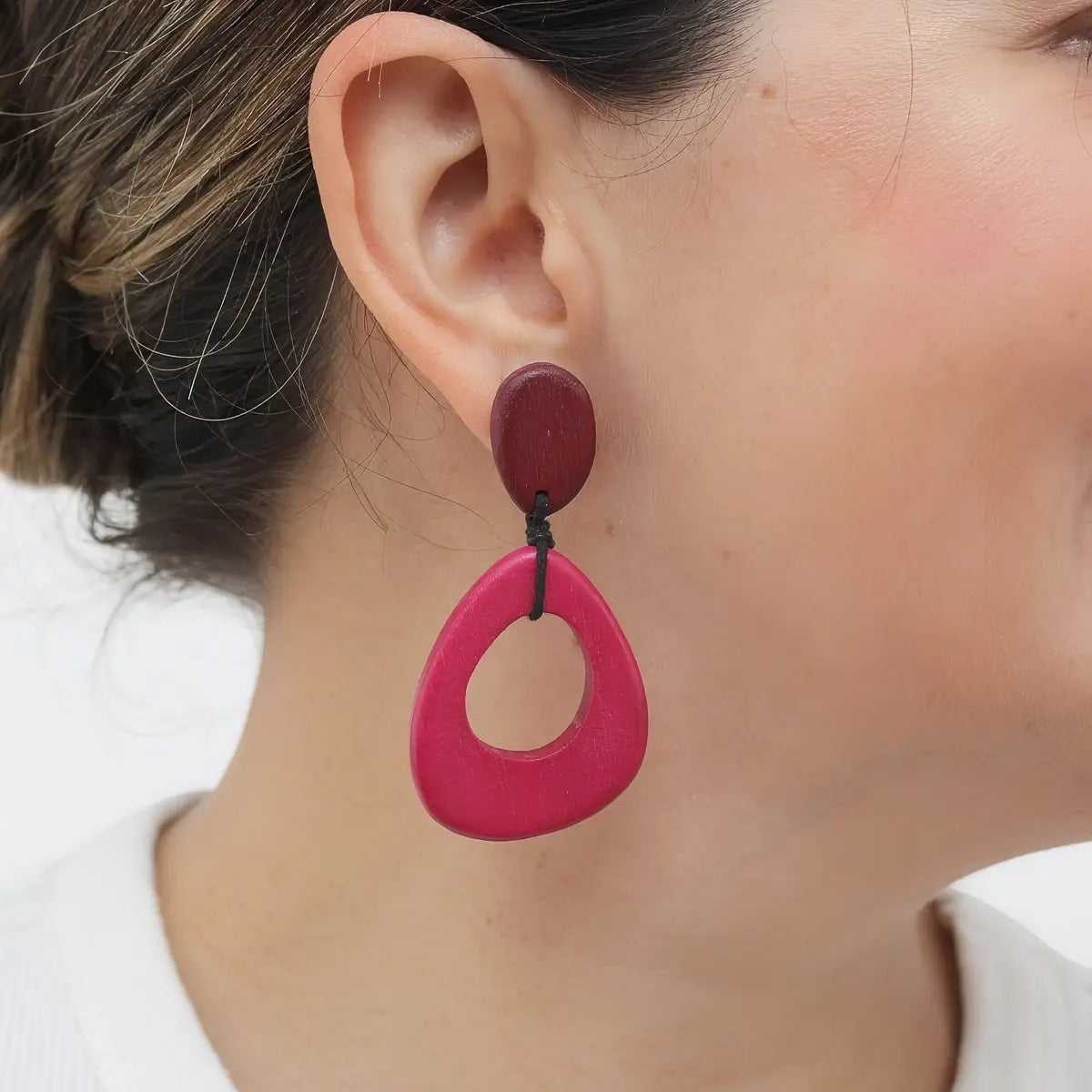 SYLCA Pink Sage Drop Earrings