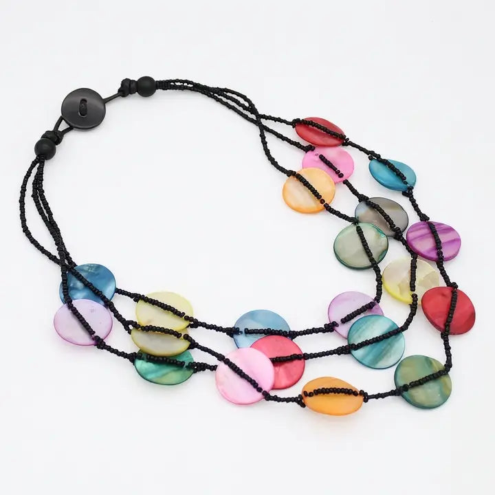 SYLCA Multi Sky Dream Bib Necklace - LS26N15 - MULTI