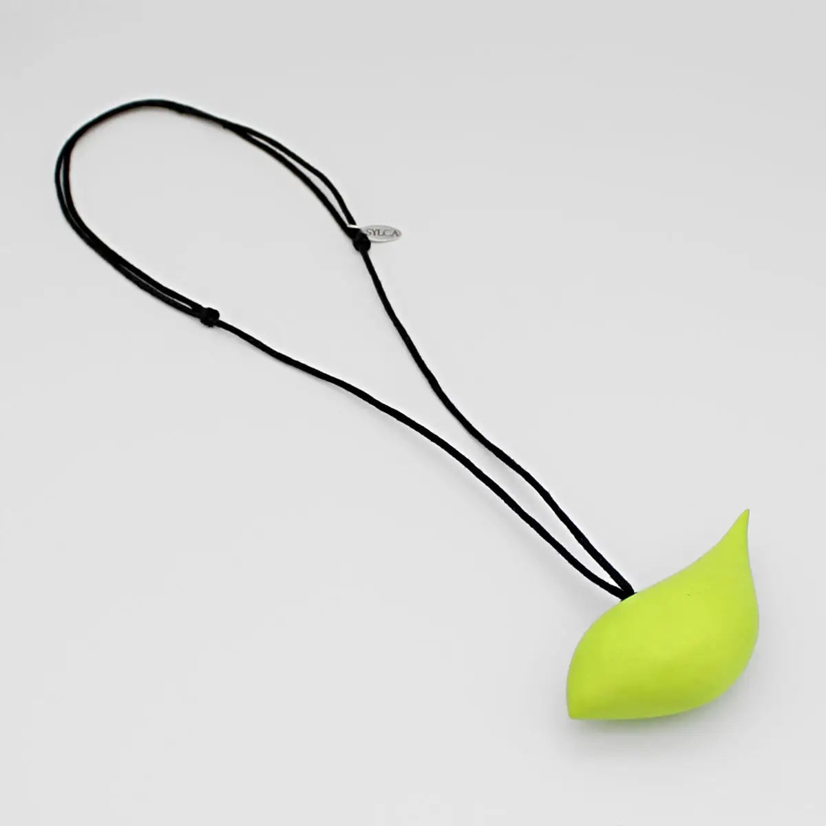 SYLCA Neon Robin Bird Wooden Pendant Adjustable Necklace