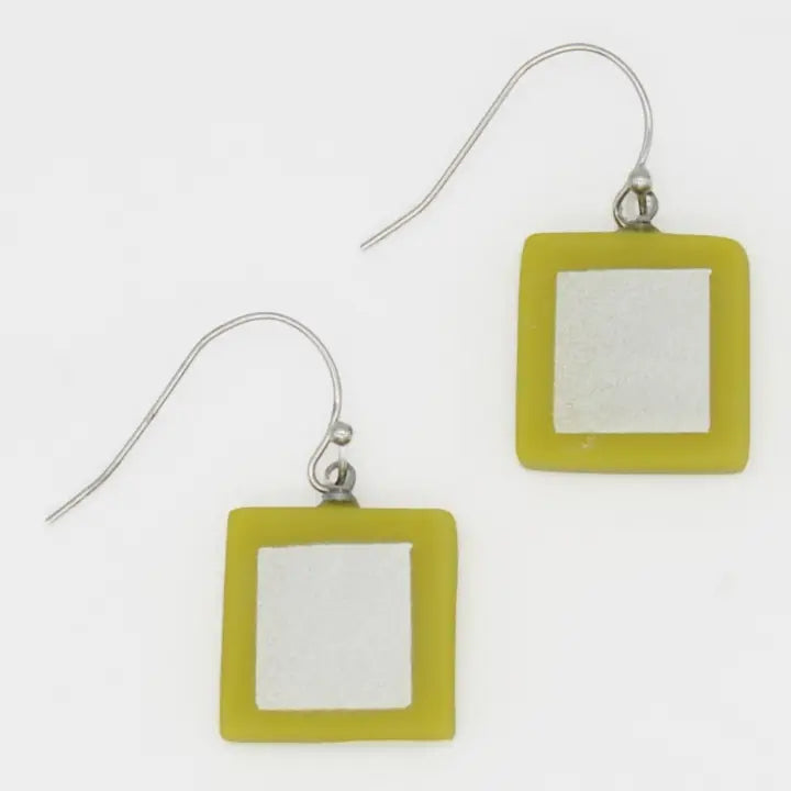 SYLCA Mira Verde Earrings - LS25E24 - LIME