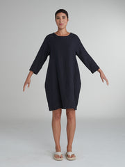 CUT LOOSE - Solid Linen Raglan Dress - 4401673