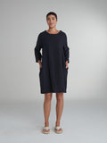 CUT LOOSE - Solid Linen Raglan Dress - 4401673Sp