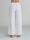 CUT LOOSE - Solid Linen Wide Leg Pant - 4402213Sp