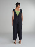 CUT LOOSE - Solid Linen Overalls - 4402217Sp
