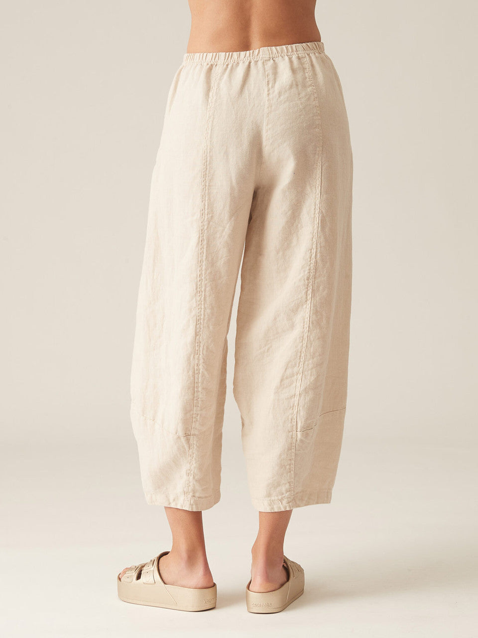 CUT LOOSE - Solid Linen Lantern Pant - 4402388