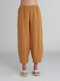 CUT LOOSE - Solid Linen Lantern Pant - 4402388Sp