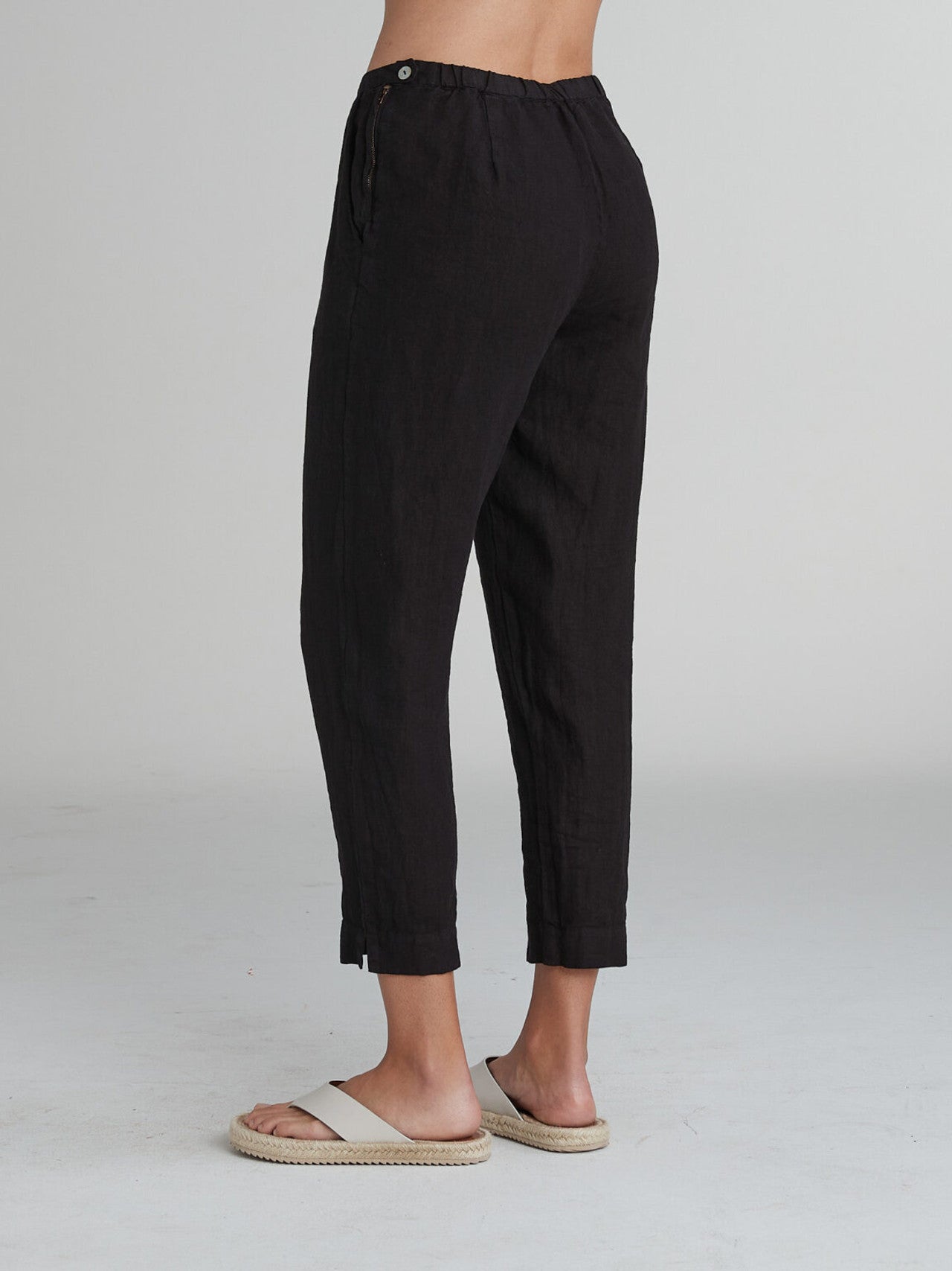CUT LOOSE - Solid Linen Audrey Pocket Pant - 4402502