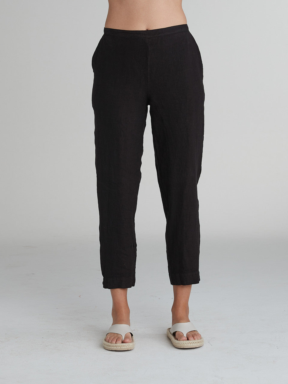 CUT LOOSE - Solid Linen Audrey Pocket Pant - 4402502