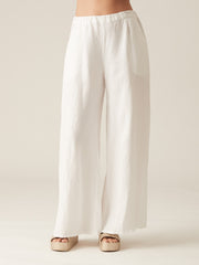 CUT LOOSE - Solid Linen Pleat Pant - 4402533