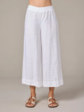 CUT LOOSE Solid Linen Crop Pant - 4402754