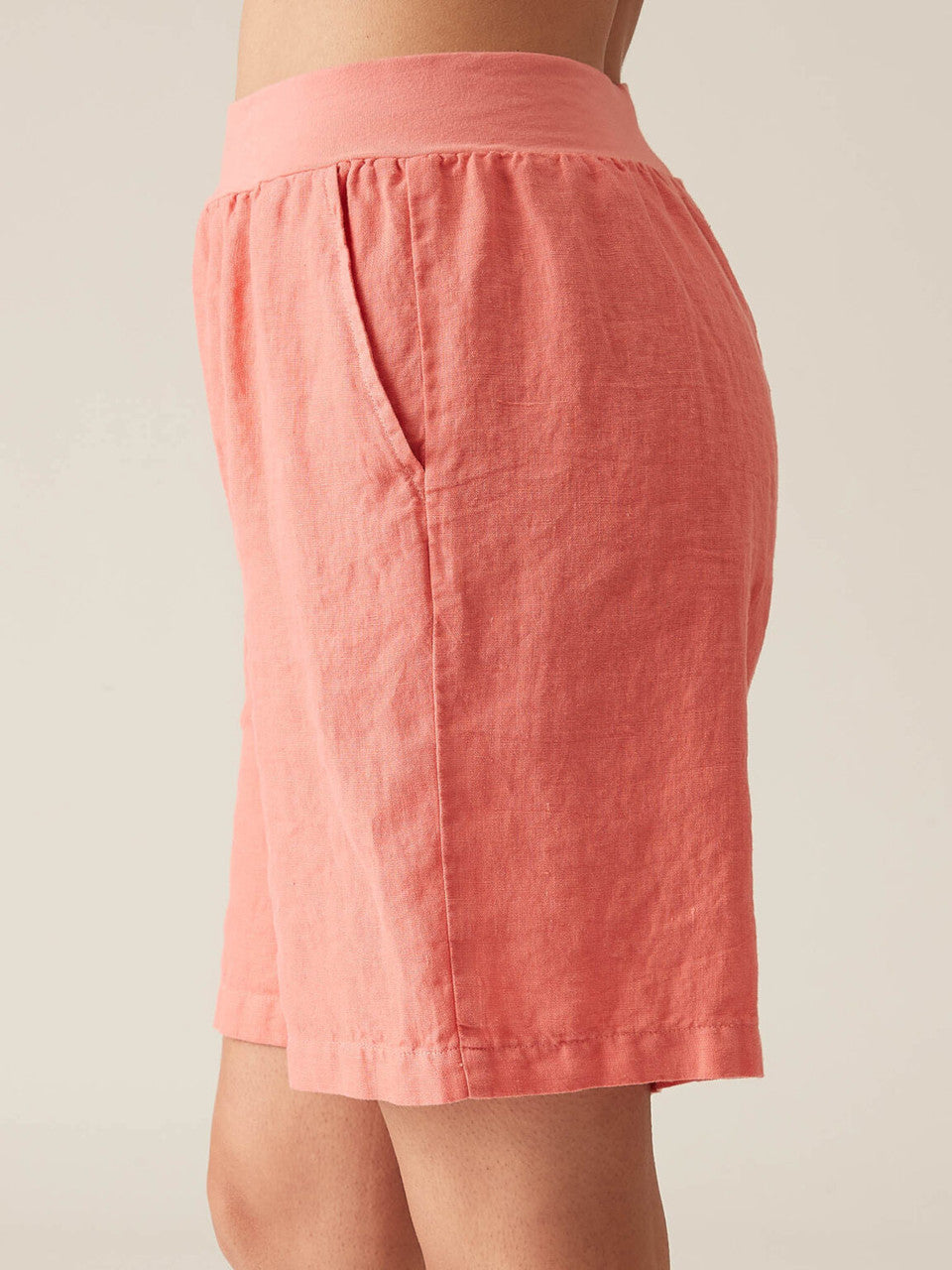 CUT LOOSE - Solid Linen Walking Short - 4403003