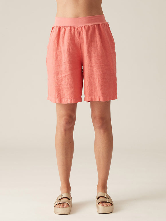 CUT LOOSE - Solid Linen Walking Short