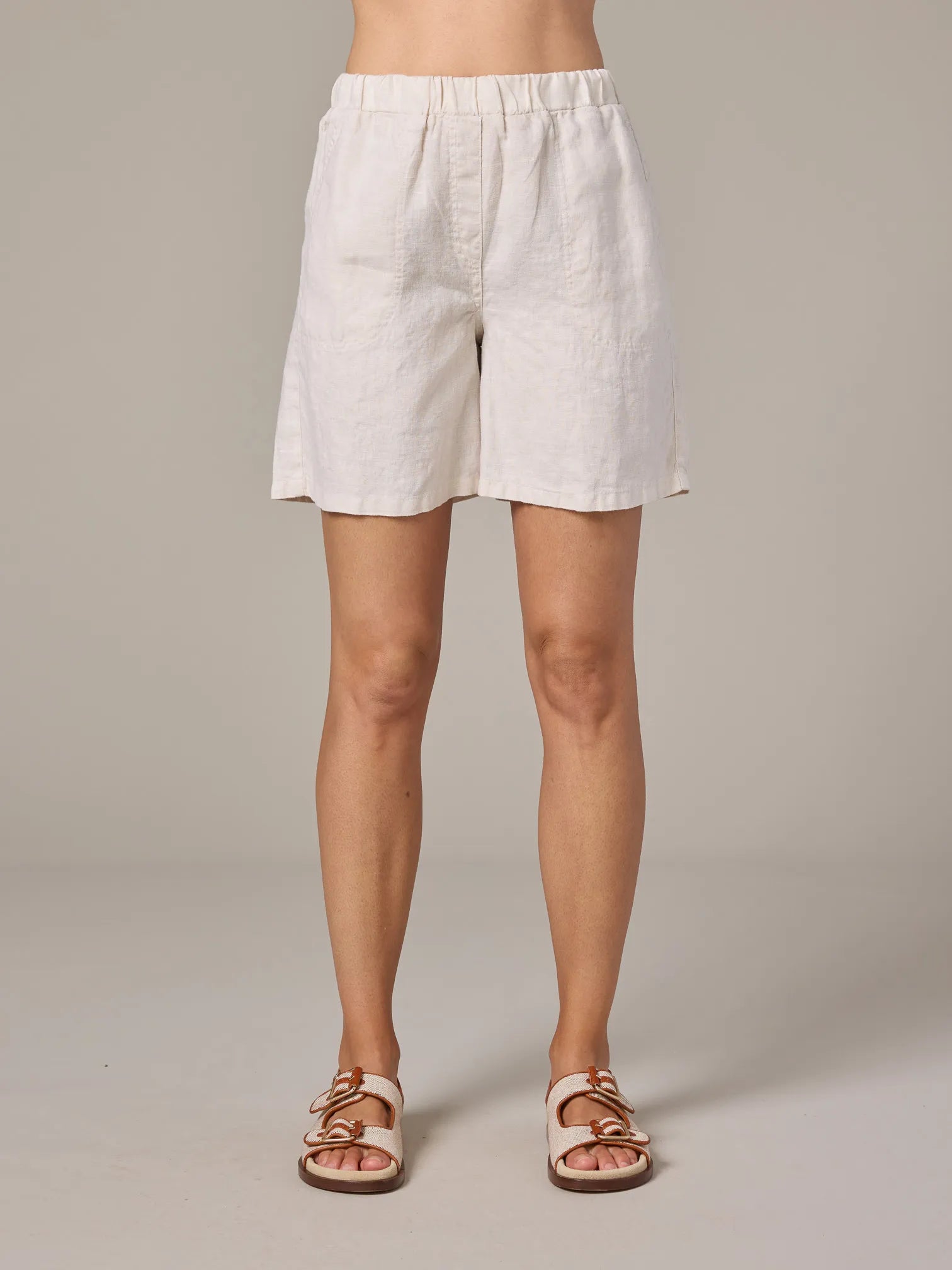 CUT LOOSE Solid Linen Easy Short - 4403103