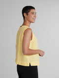 CUT LOOSE - Solid Linen Vest - 4405873Sp