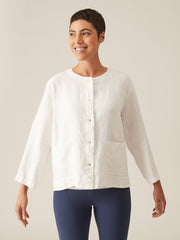 CUT LOOSE - Solid Linen Jacket - 4408160