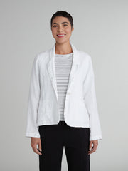 CUT LOOSE - Solid Linen 1 Button Blazer - 4408723