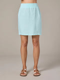 CUT LOOSE Solid Linen Walking Skirt - 4409866