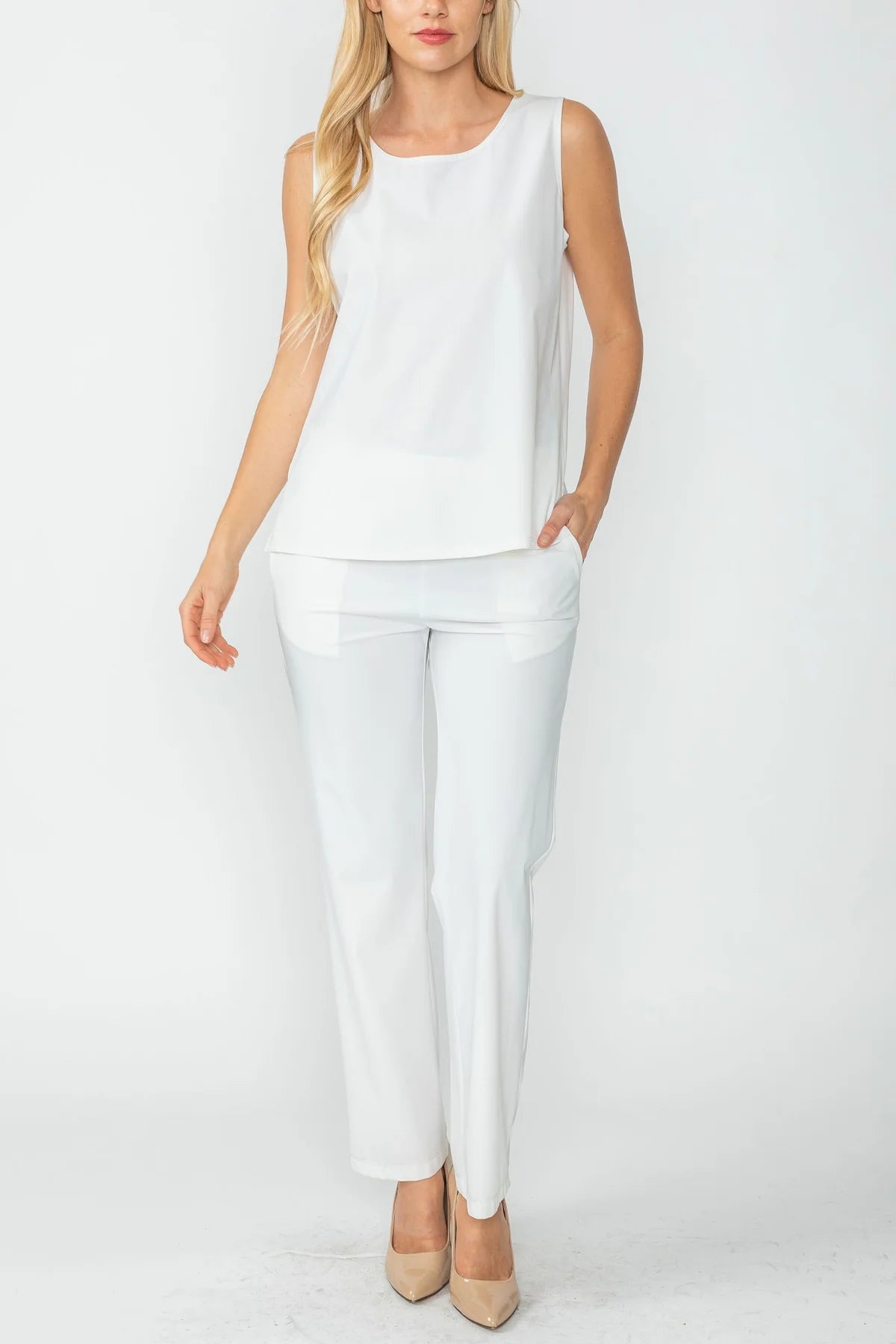 IC COLLECTION Pant - 4411TP - White