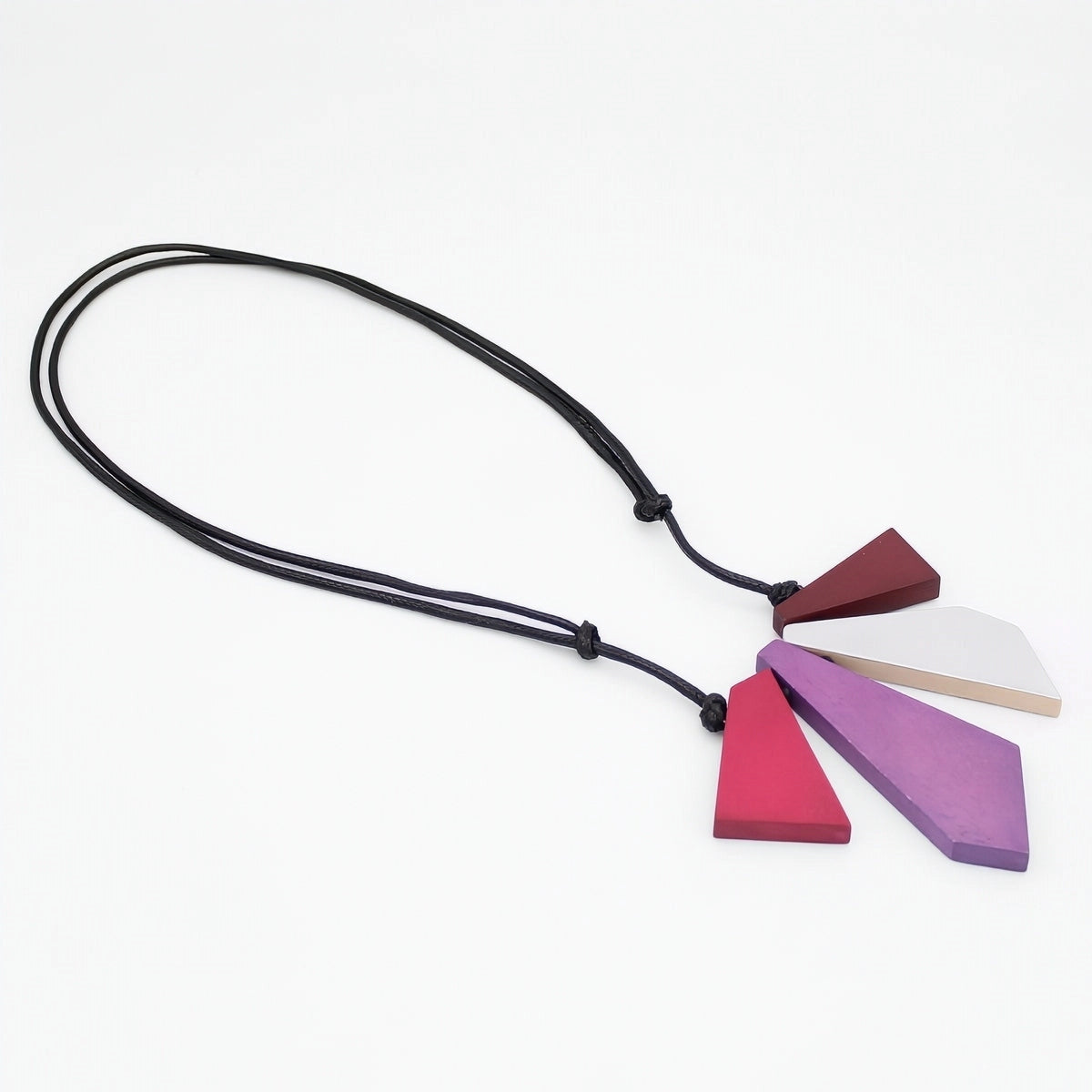 SYLCA Kyla Trapezoid Pink Necklace
