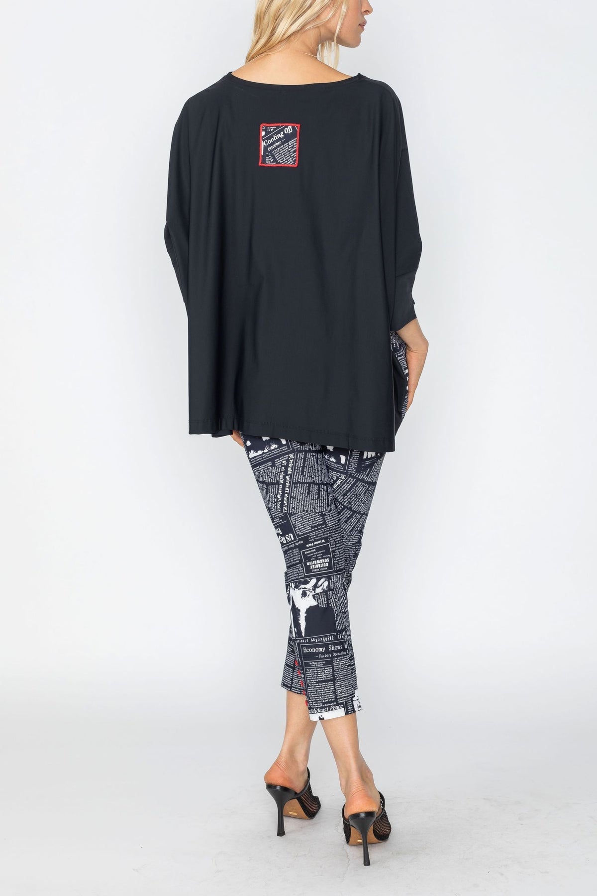 IC COLLECTION Pants - 4495P - BLACK