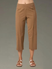 CUT LOOSE Solid Cotton Lycra Walking Capri Pant - 2402215