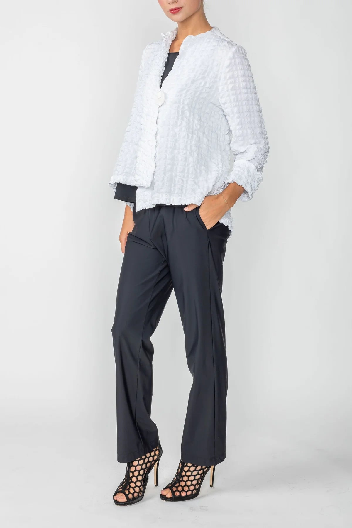 IC COLLECTION Jacket- 4507J- WHITE