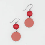 SYLCA  Peach Duo Dangles Earring