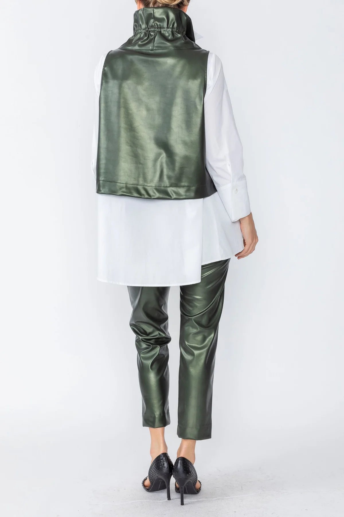 IC Collection Tunic- 4528T- DARK GREEN