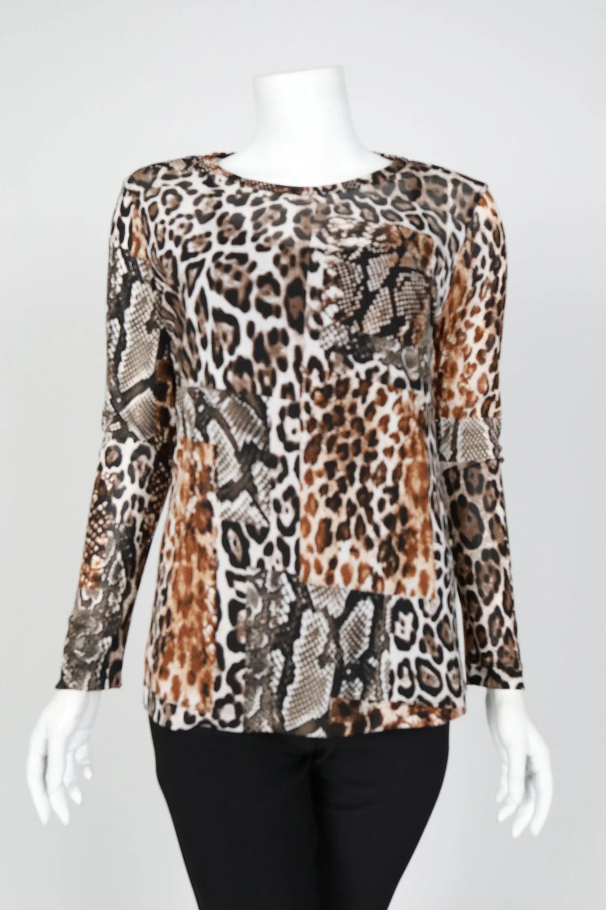 IC Collection Tunic- 4537T- BROWN