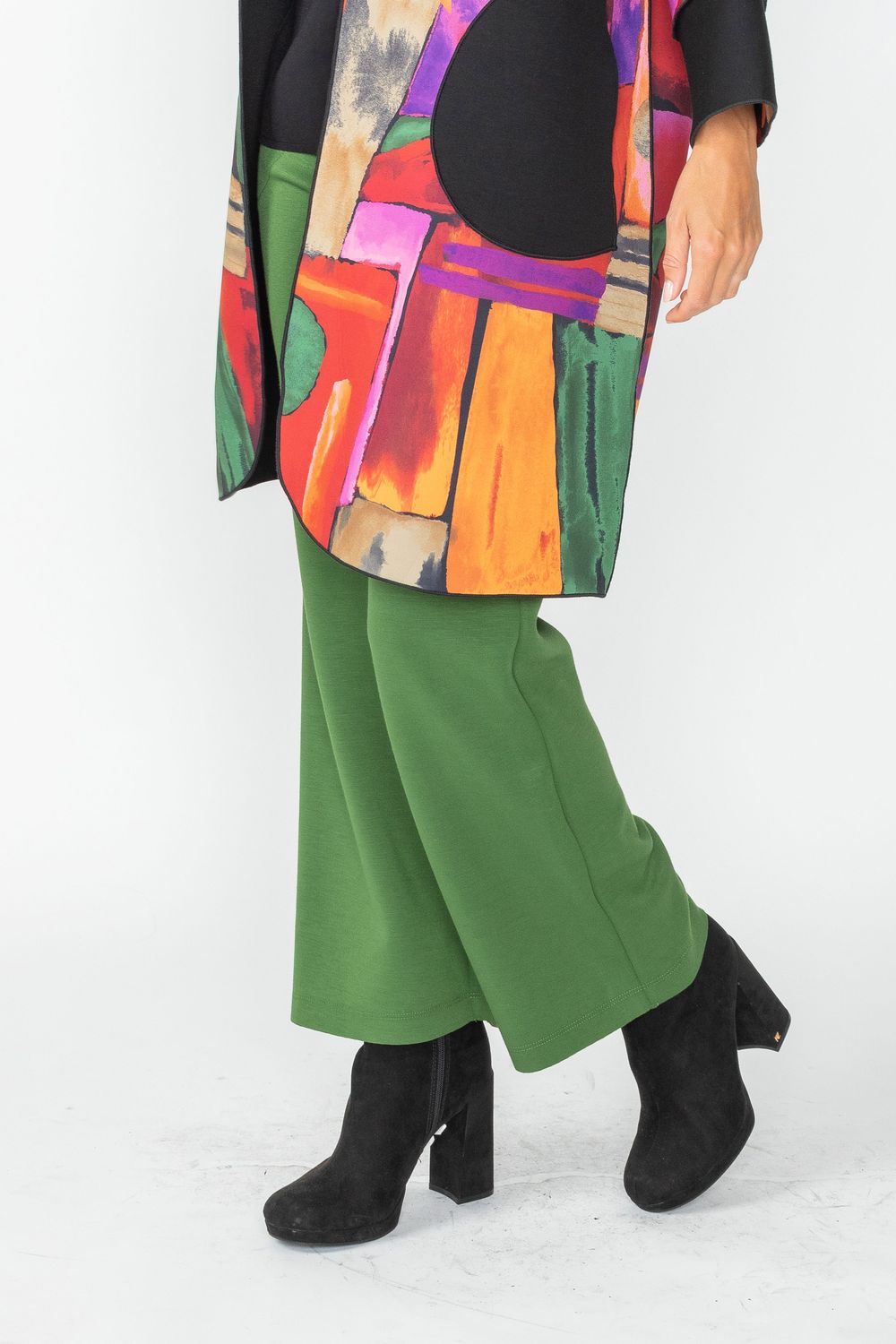 IC COLLECTION Pants - 4561P - HUNTER GREEN