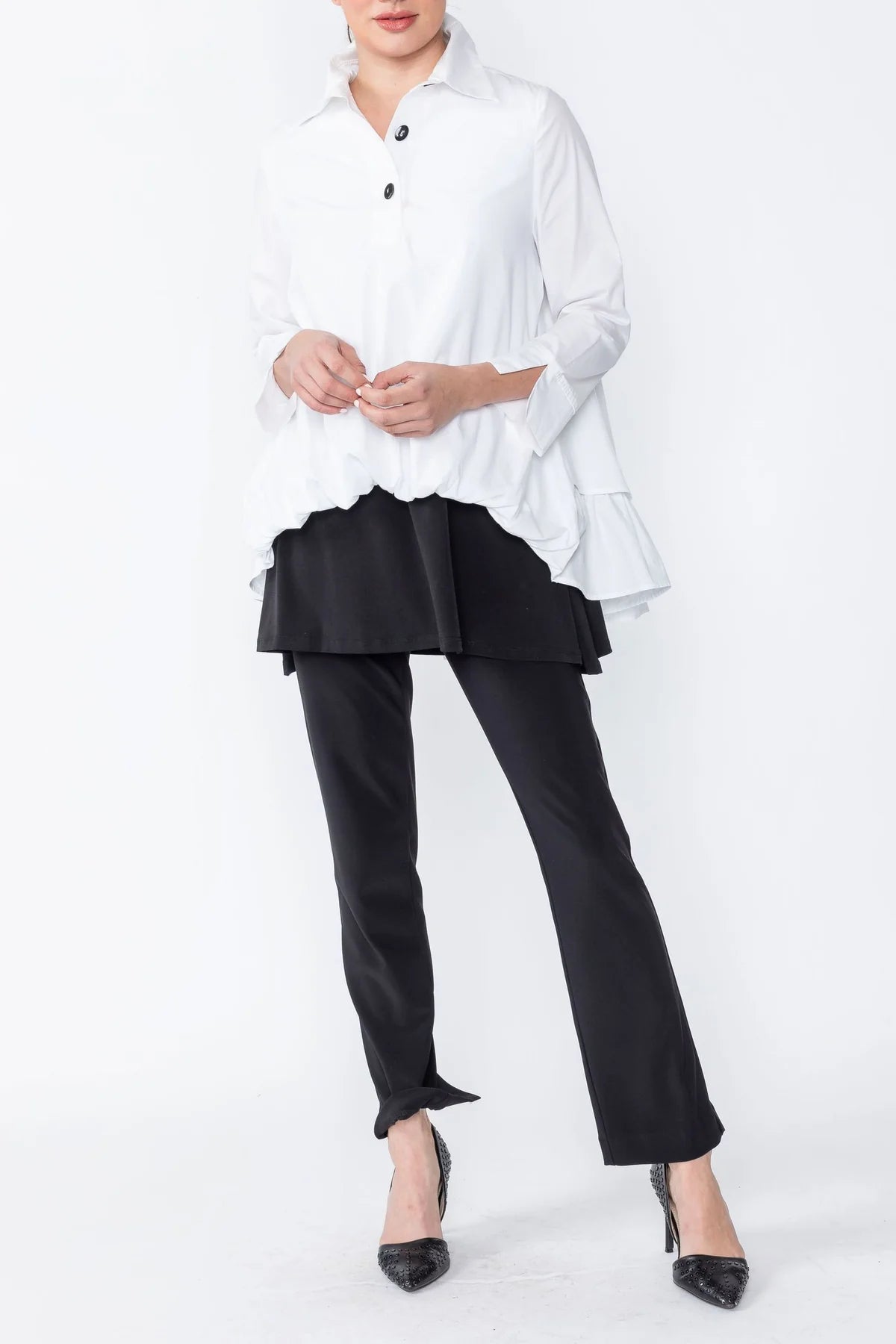 IC Collection Tunic- 4571T- WHITE