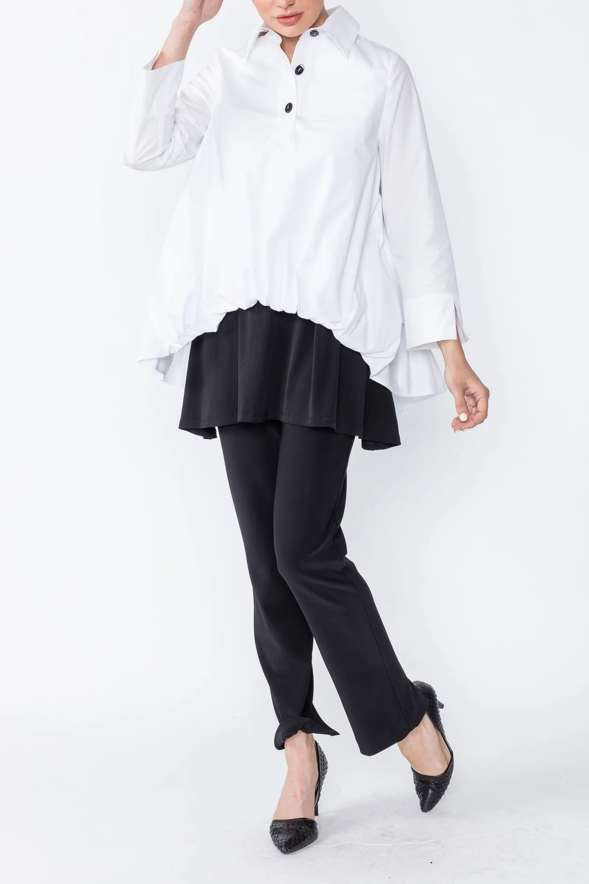IC Collection Tunic- 4571T- WHITE
