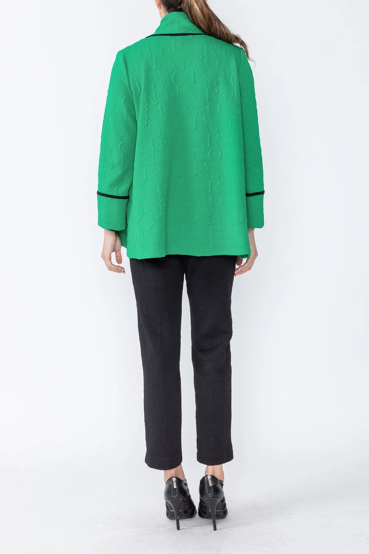 IC Collection Jacket - 4586J -GREEN AND BLACK